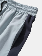 画像をギャラリービューアに読み込む, メンズ100%コットンコントラストカラーステッチスナップポケットカーゴジョガーパンツ