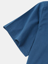 画像をギャラリービューアに読み込む, コットン漫画猫プリントコットンクルーネックベーシック半袖Tシャツ