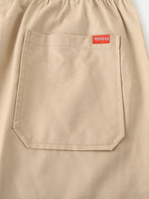 画像をギャラリービューアに読み込む, メンズコットンサイドレタープリントコントラストカラーカジュアルショーツポケット付き