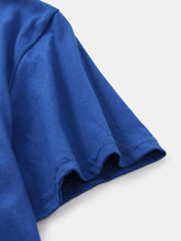 画像をギャラリービューアに読み込む, メンズソリッドカラーシティ東京テキストラウンドネックショートスリーブルーズTシャツ