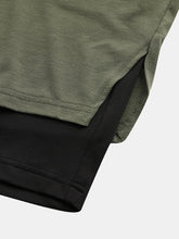 画像をギャラリービューアに読み込む, メンズスポーツ自転車ポケットエラスティックウエスト通気性Darwstringルーズフィットカジュアルショーツ