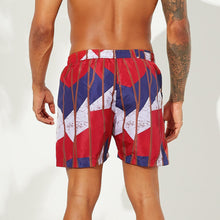 画像をギャラリービューアに読み込む, コントラストカラーストライプボードショーツ