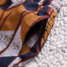 画像をギャラリービューアに読み込む, コントラストカラーストライプボードショーツ