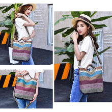 画像をギャラリービューアに読み込む, カラフル カジュアル レディース ショルダーバッグ   軽い 丈夫 肩掛け
