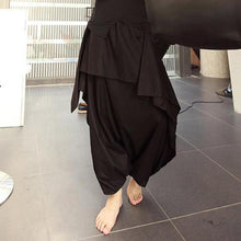 画像をギャラリービューアに読み込む, メンズカジュアルバギーハーレムパンツロックパンクゴス韓国パンツヒップホップドロップクロッチ

