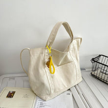 画像をギャラリービューアに読み込む, 2way 大容量カジュアル キャンバス バッグ
