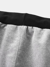 画像をギャラリービューアに読み込む, メンズカジュアルカラーブロックエラスティックウエストホームショーツ
