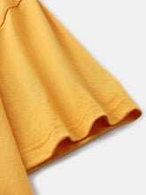 画像をギャラリービューアに読み込む, コットンスペース宇宙飛行士プリントラウンドネック半袖ルーズTシャツ
