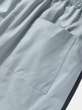 画像をギャラリービューアに読み込む, メンズ100％コットンコントラストカラーステッチスナップポケットカーゴジョガーパンツ
