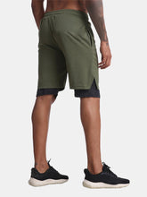 画像をギャラリービューアに読み込む, メンズスポーツ自転車ポケットエラスティックウエスト通気性Darwstringルーズフィットカジュアルショーツ
