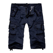 画像をギャラリービューアに読み込む, メンズマルチポケットコットンラージサイズショーツカジュアルカーゴパンツ
