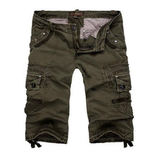 画像をギャラリービューアに読み込む, メンズマルチポケットコットンラージサイズショーツカジュアルカーゴパンツ
