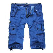 画像をギャラリービューアに読み込む, メンズマルチポケットコットンラージサイズショーツカジュアルカーゴパンツ
