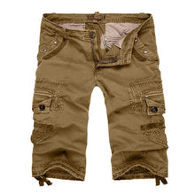 画像をギャラリービューアに読み込む, メンズマルチポケットコットンラージサイズショーツカジュアルカーゴパンツ
